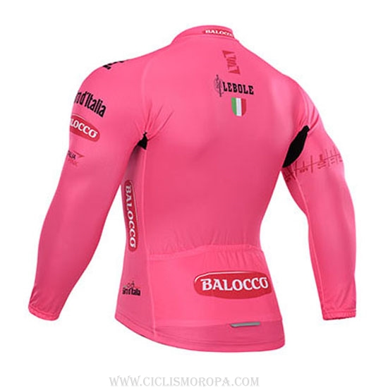 2015 Ropa Ciclismo Giro d'Italia Rosa Mangas Largas y Culotte Lunga